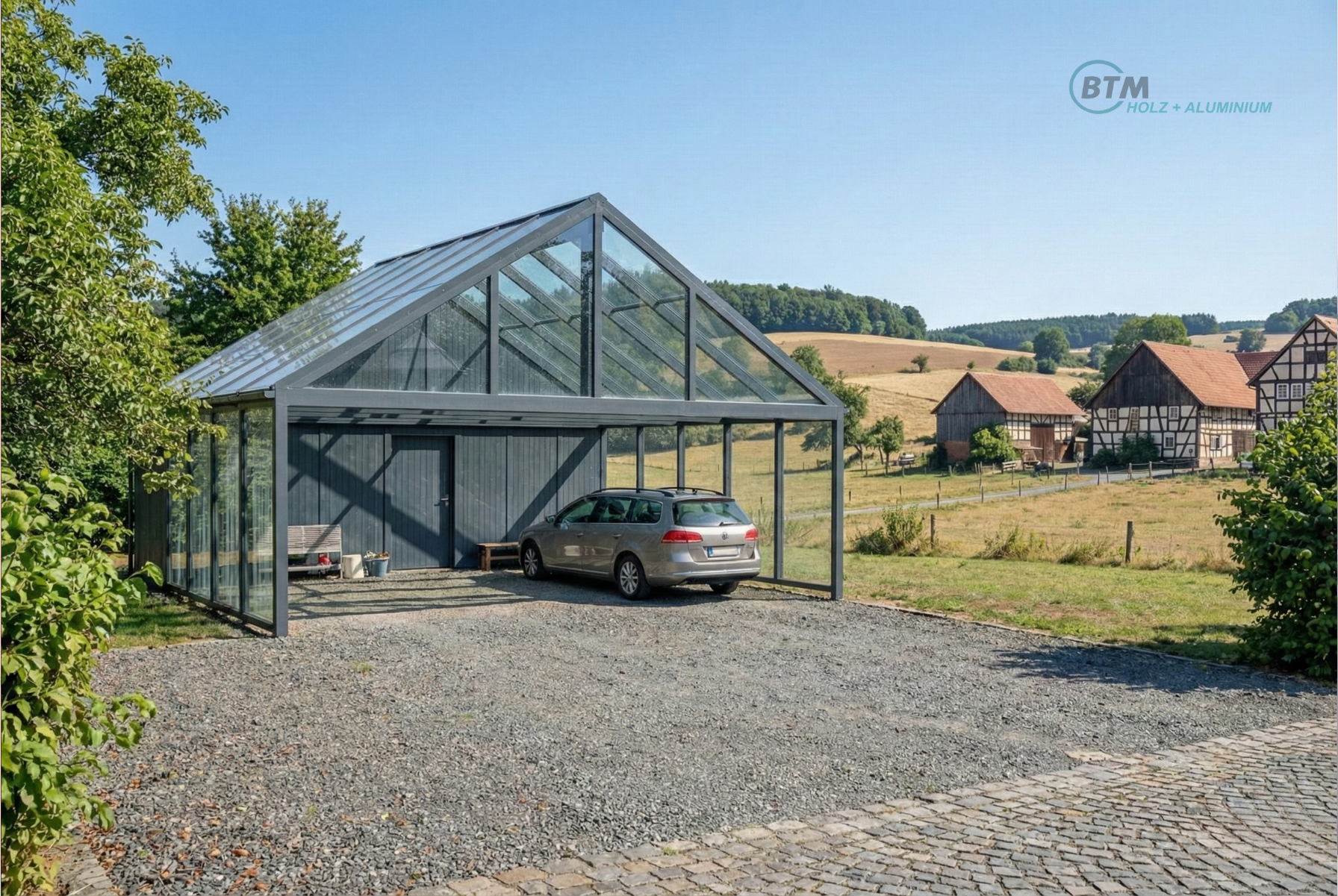 Carports nach Maß aus Holz und Aluminium3