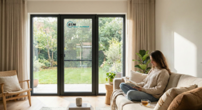 Moderne Aluminiumfenster mit hochwertiger Verglasung für Wohnkomfort